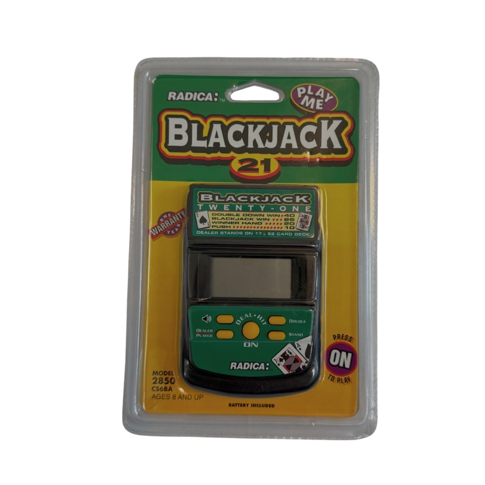 New Radica Blackjack 21 Handheld Game